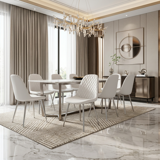 Mexico White PU Leather Effect