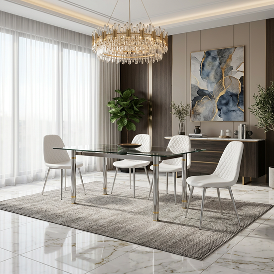 Mexico White PU Leather Effect