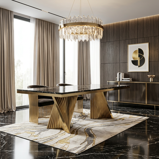 Ravello Black & Gold Coffee Table