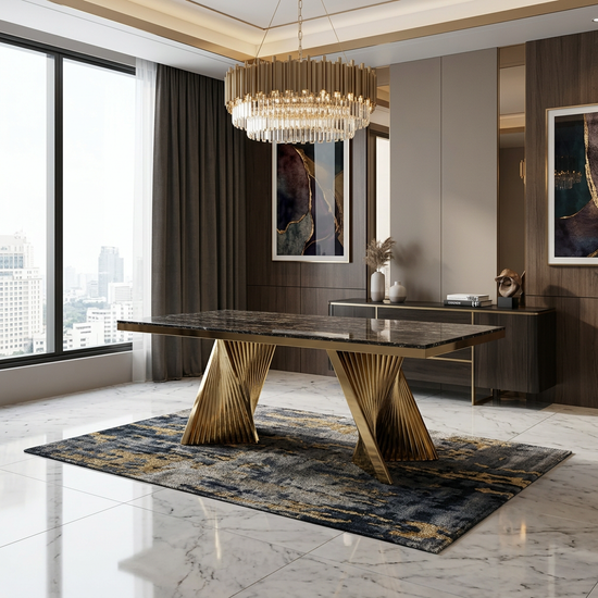 Ravello Black & Gold Coffee Table