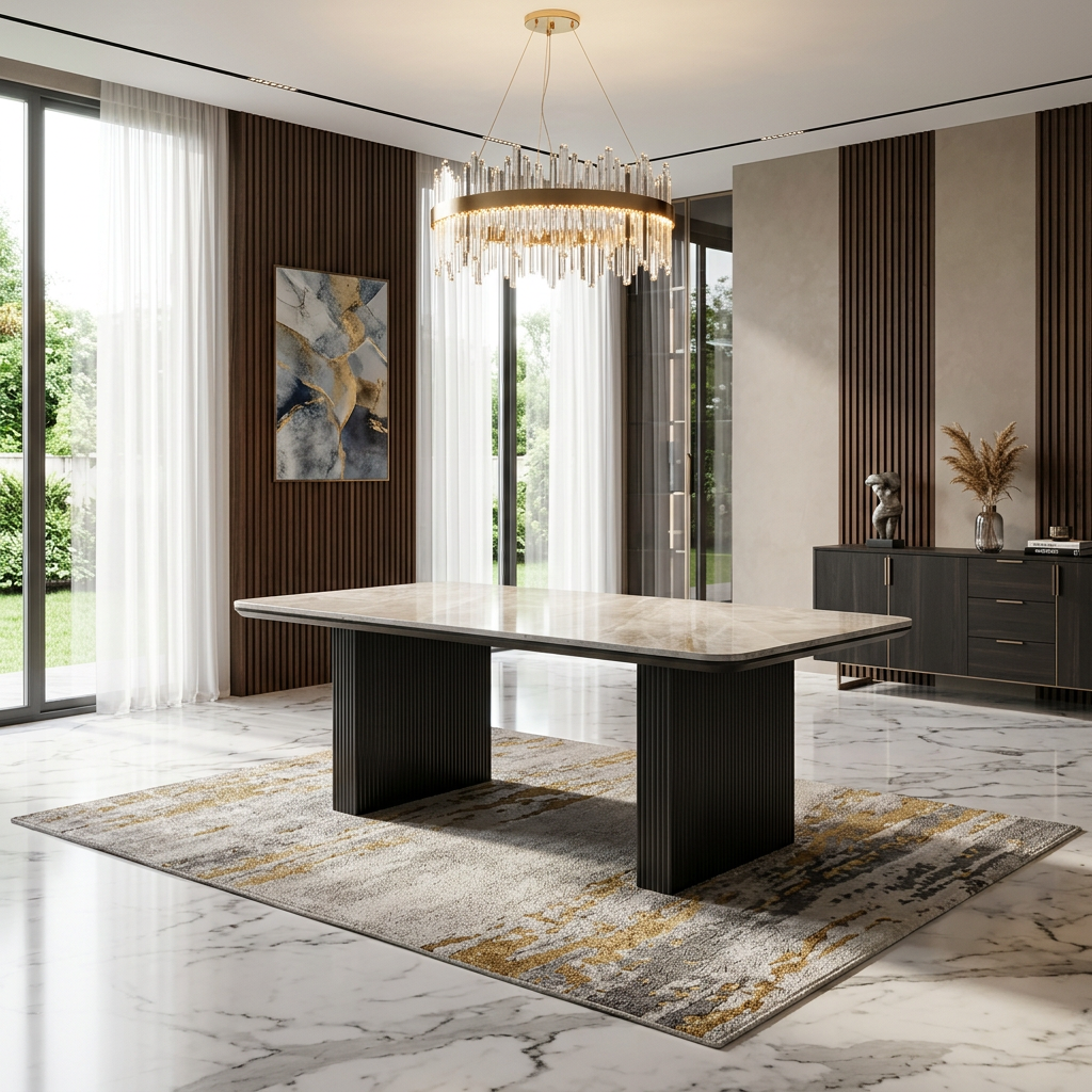 Engelberg Grey & Black Coffee Table