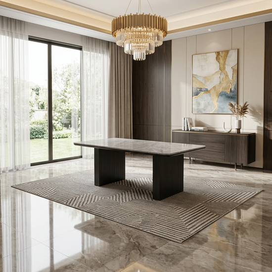 Engelberg Grey & Black Coffee Table