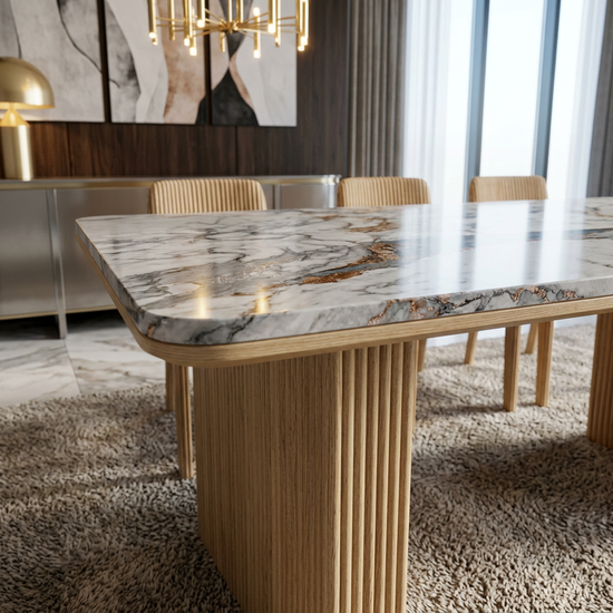 Engelberg Cream & Gold Coffee Table