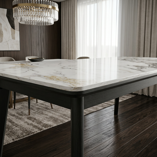 Ariana White & Gold Coffee Table