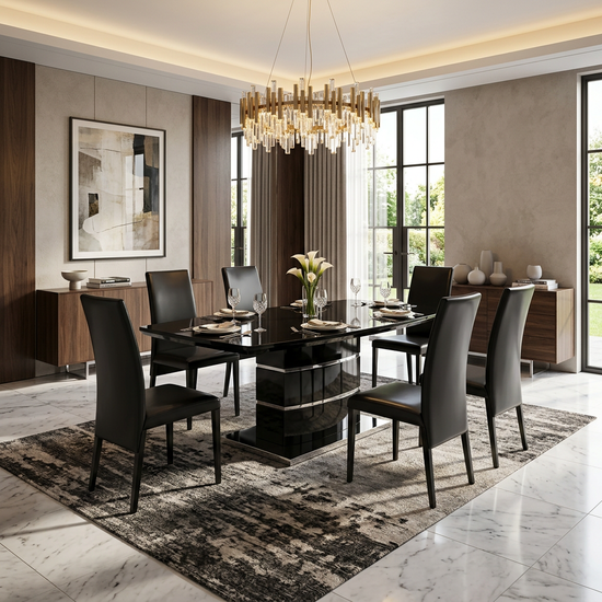 Milan Black Coffee Table