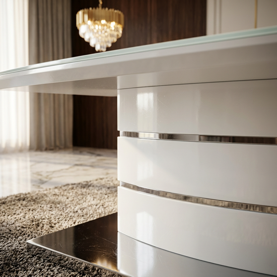 Milan White Coffee Table