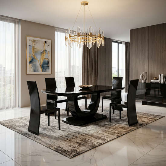 Texas Black Coffee Table