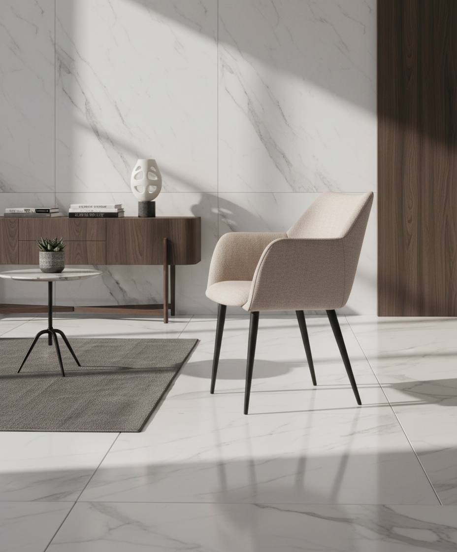 Paris Dining Chair - Oat Tweed