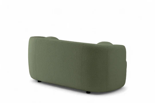 Teddy Boucle Fabric Sage Green 2 Seater Sofa PATRIMONIO