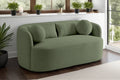 Teddy Boucle Fabric Sage Green 2 Seater Sofa PATRIMONIO
