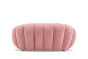 Teddy Boucle Fabric Pink 2 Seater Sofa MIRIEILLE