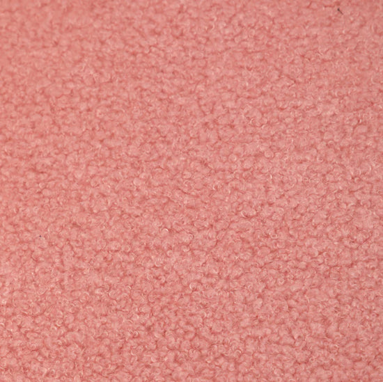 Teddy Boucle Fabric Pink 2 Seater Sofa MIRIEILLE