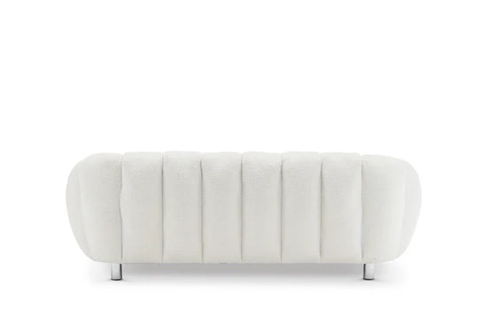 Teddy Boucle White 3 Seater Sofa CANAPÉ