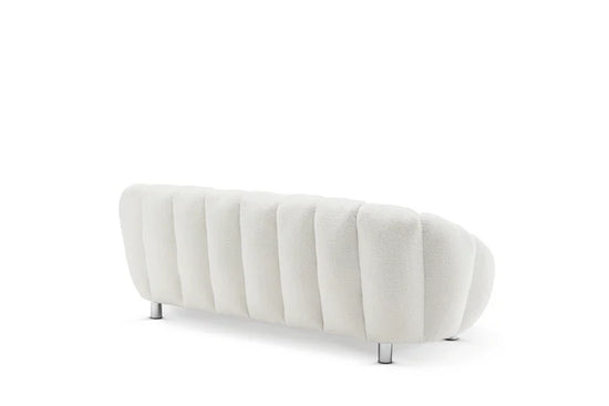 Teddy Boucle White 3 Seater Sofa CANAPÉ