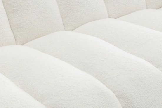 Teddy Boucle White 3 Seater Sofa CANAPÉ