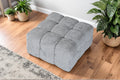 Textured Chenille Grey POGGIAPIEDI
