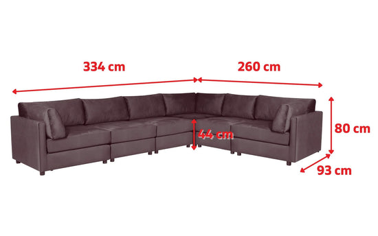 Corduroy Green 3C2 Modular Corner Sofa TOSCANA