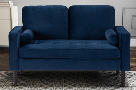 Velvet Blue 2 Seater Sofa ACCESSO
