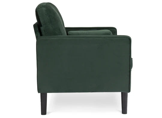 Velvet Bottle Green 2 Seater Sofa ACCESSO