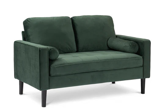 Velvet Bottle Green 2 Seater Sofa ACCESSO