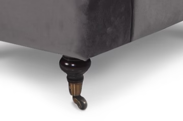 Velvet Dark Grey 2 Seater Bella Sofa ASBURY