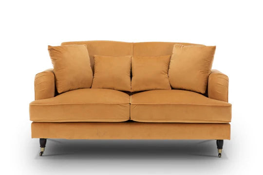 Velvet Gold 2 Seater Sofa STILE