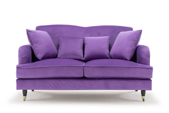 Velvet Purple 3 + 2 Seater Sofa Set STILE