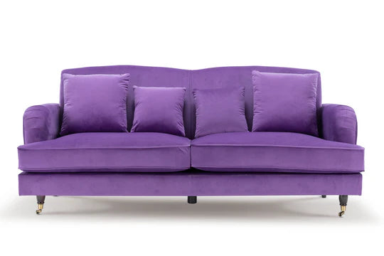 Velvet Purple 3 + 2 Seater Sofa Set STILE