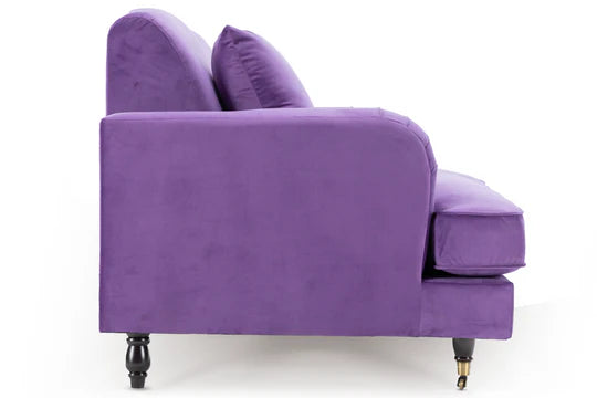 Velvet Purple 3 + 2 Seater Sofa Set STILE