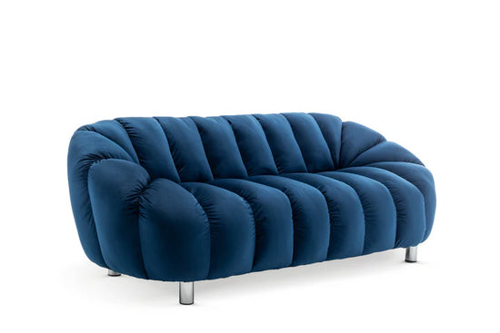 Velvet Blue 3 Seater Sofa CANAPÉ