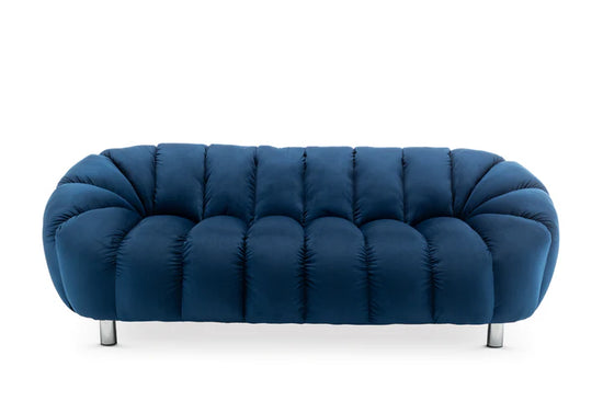 Velvet Blue 3 Seater Sofa CANAPÉ
