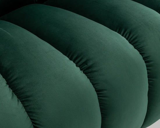 Velvet Bottle Green 2 Seater Sofa  CANAPÉ