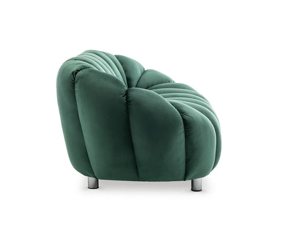 Velvet Bottle Green 2 Seater Sofa  CANAPÉ