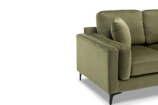 Velvet Sage Green 2 Seater Sofa QUARTIERE