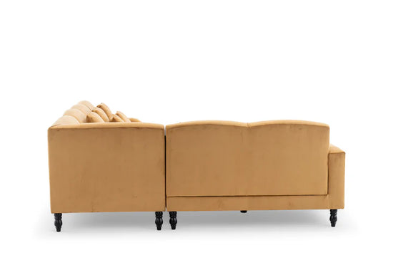 Velvet Gold Modular Corner Sofa 2C3/3C2 STILE
