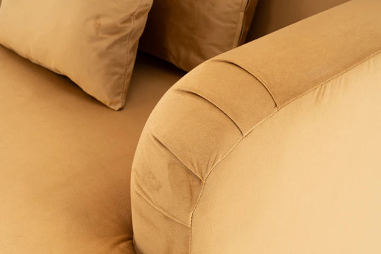 Velvet Gold Modular Corner Sofa 2C3/3C2 STILE