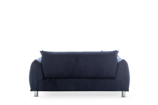 Velvet Navy Blue 2 Seater Sofa ARTIGIANATO