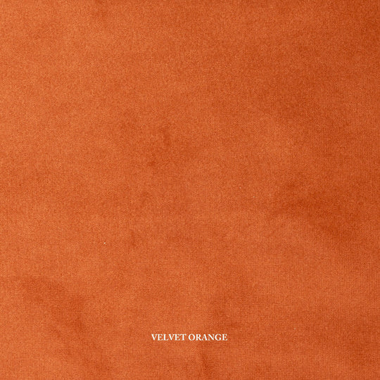 Velvet Orange 2 Seater Sofa ACCESSO