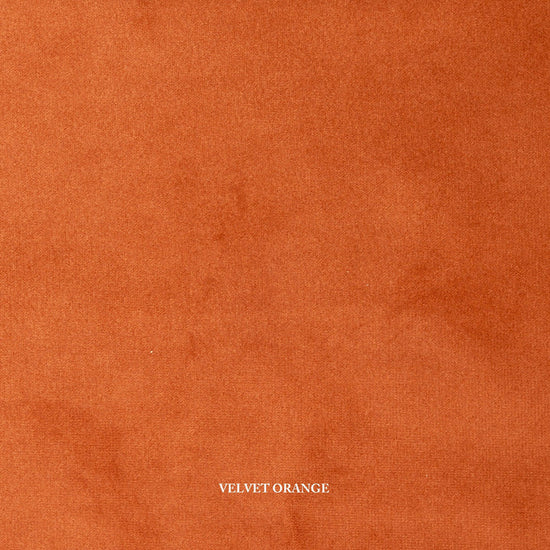Velvet Orange 3 Seater Sofa CANAPÉ
