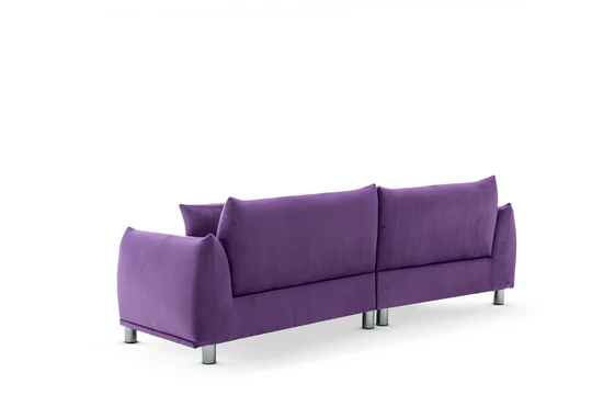 Velvet Purple 3 Seater Sofa ARTE