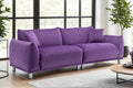 Velvet Purple 3 Seater Sofa ARTE