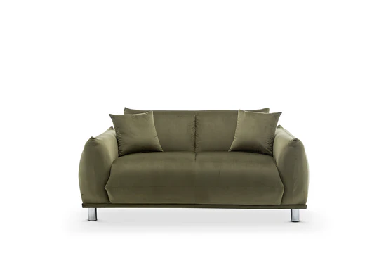 Velvet Sage Green 2 Seater Sofa ARTE