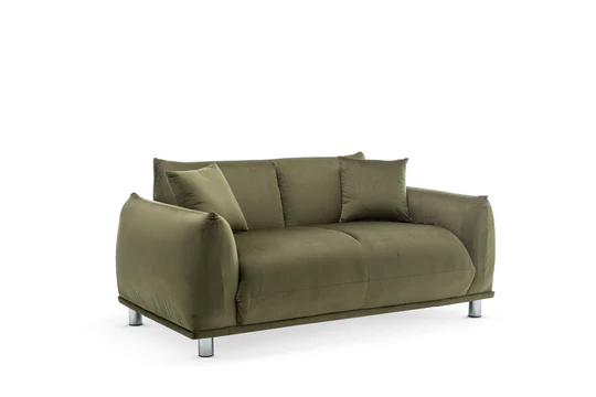 Velvet Sage Green 2 Seater Sofa ARTE