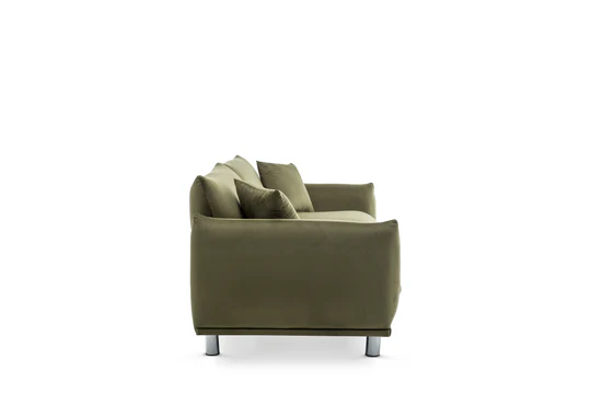 Velvet Sage Green 3 Seater Sofa ARTE