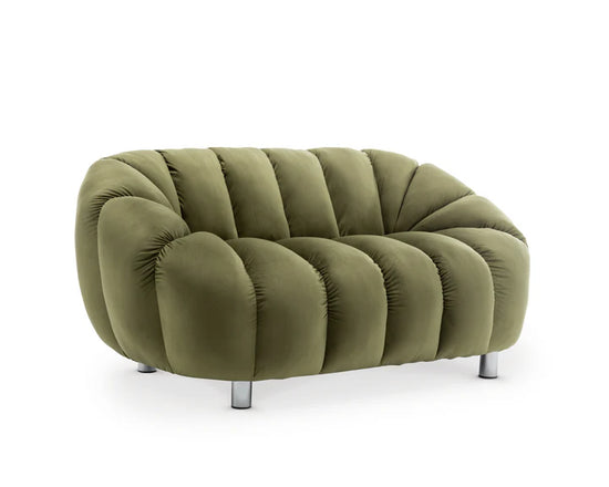 Velvet Sage Green 2 Seater Sofa CANAPÉ