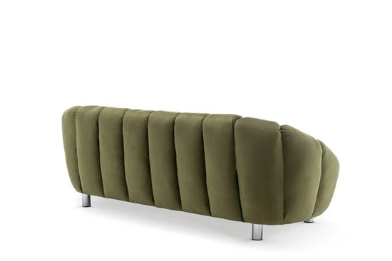 Velvet Sage Green 3 Seater Sofa CANAPÉ