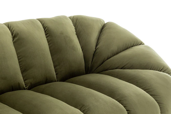 Velvet Sage Green 3 Seater Sofa CANAPÉ