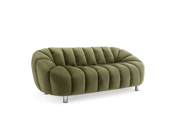 Velvet Sage Green 3 Seater Sofa CANAPÉ