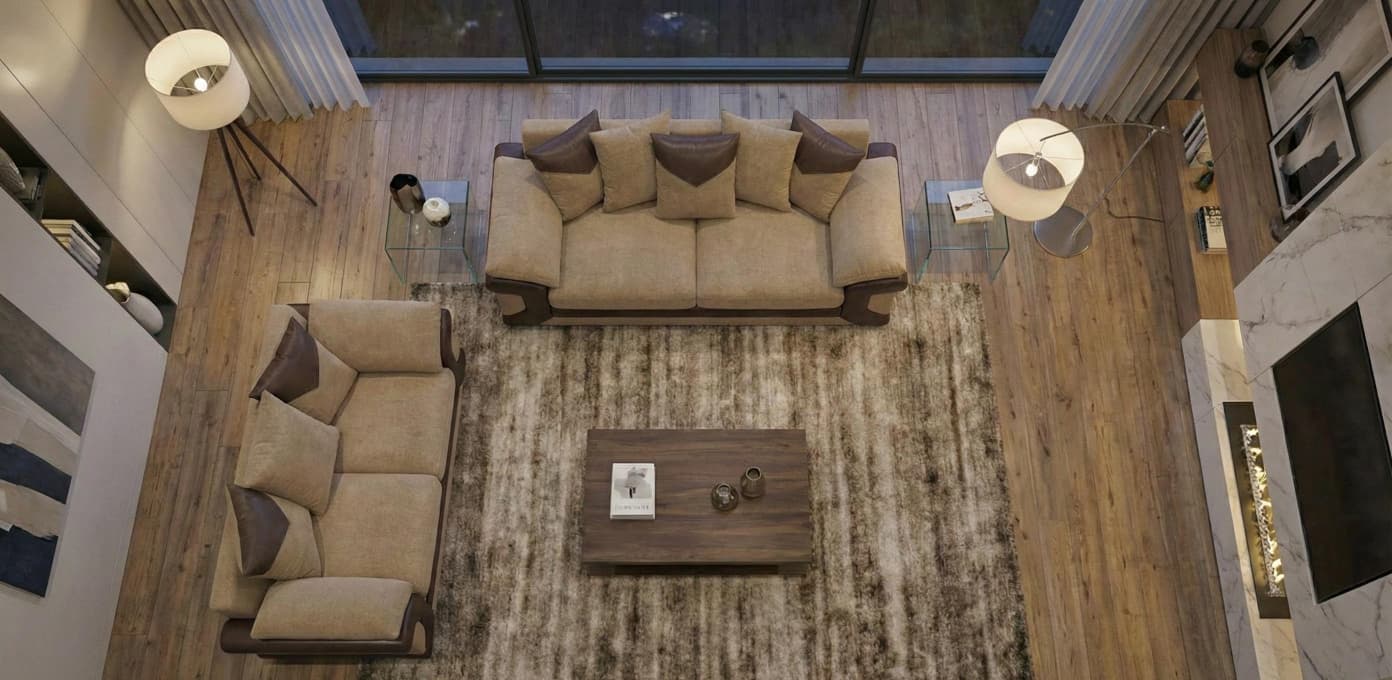 Beige Brown 3+2  Seater Sofa Set  Jumbo Cord Fabric Dino Sofa