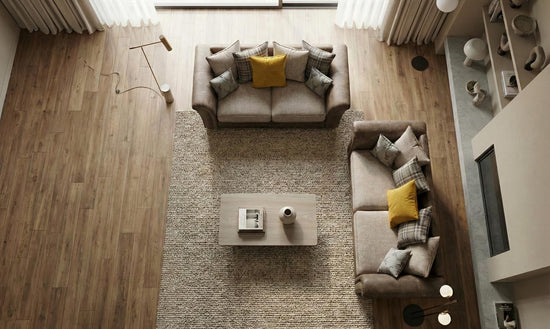 Brown Faux  leather 2+3 seater  BELLA Sofa
